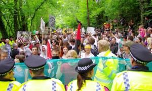 Shale Gas Protest Security