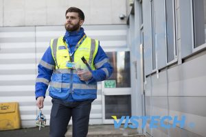 Mobile Patrols guard with keys