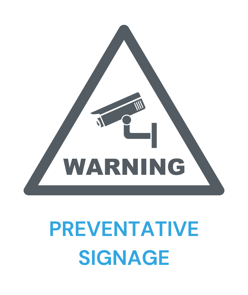 preventative signage