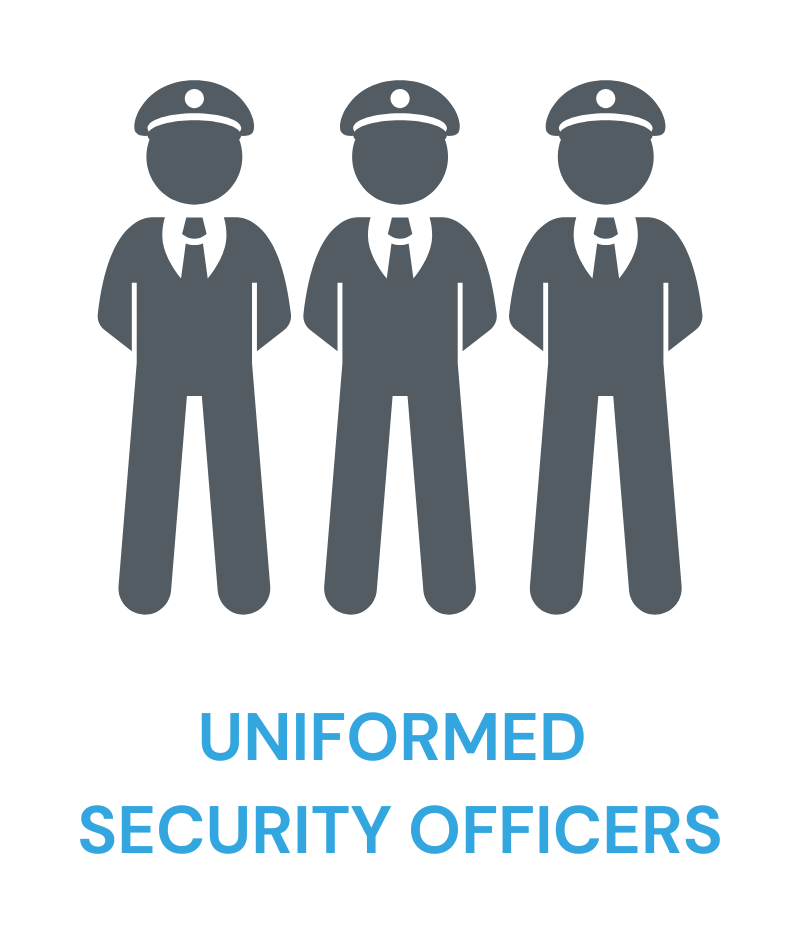 uniformed security officers