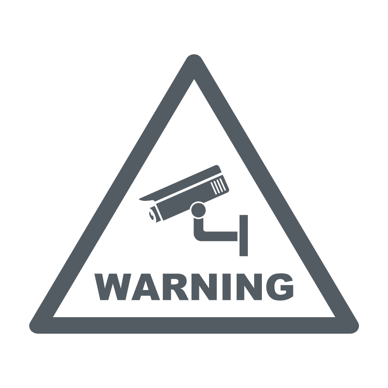 cctv warning