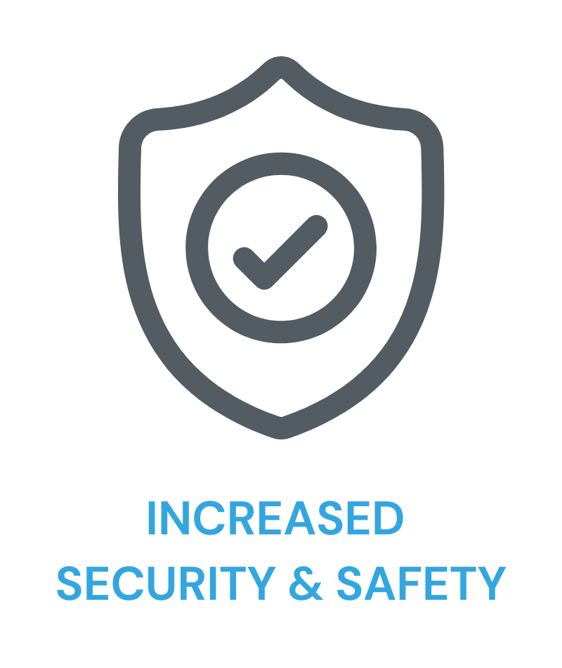 increased safety and security