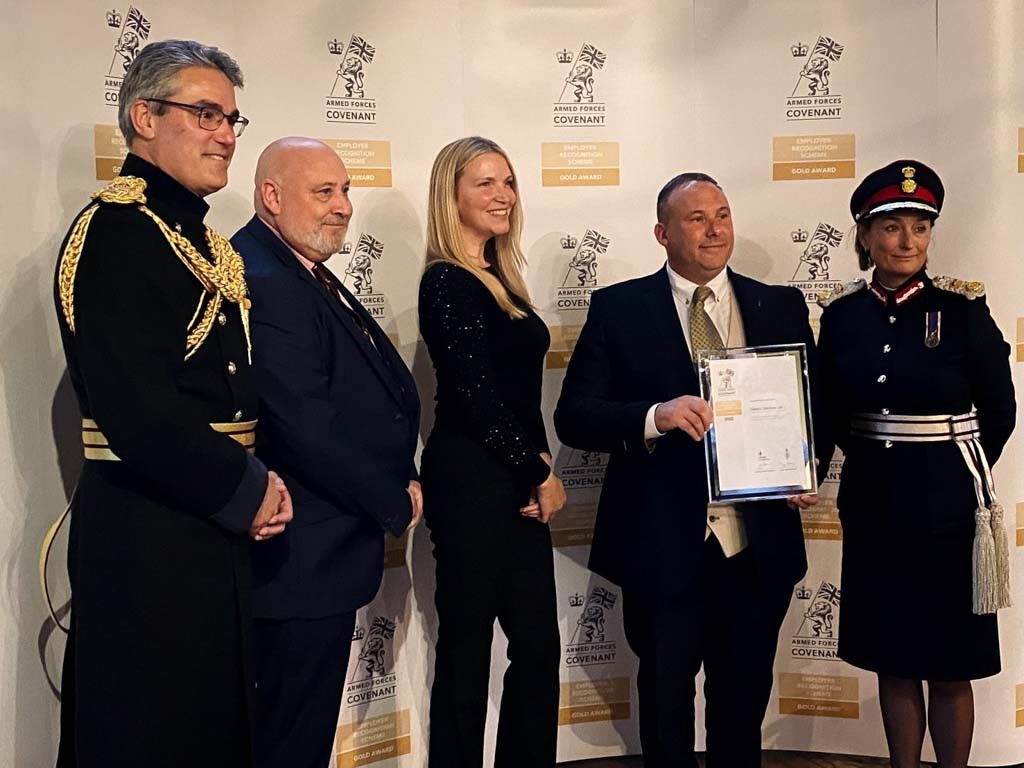 Vistech invited to Defence Employer Recognition Scheme Awards Ceremony with Lord Lieutenant and Lieutenant General